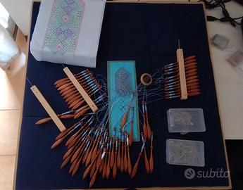 Tombolo piatto x pizzo ai fuselli