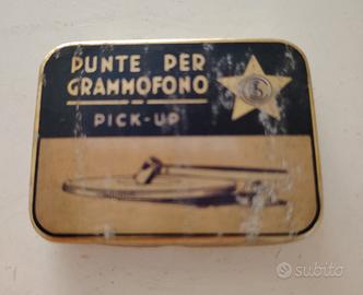 PUNTINE VINTAGE GRAMMOFONO