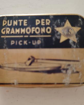 PUNTINE VINTAGE GRAMMOFONO
