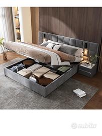 Letto contenitore in tessuto