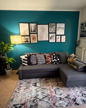 Divano letto angolare con contenitore