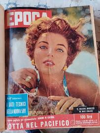 1957 Settimanali EPOCA Rilegati da Lugl-Sett.