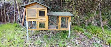 Casetta voliera pollaio