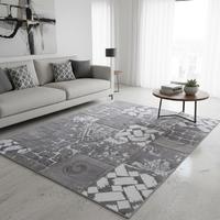 Tappeto moderno patchwork artigianato 