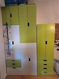 IKEA STUVA / SMÅSTAD – Set 5 Moduli Cameretta