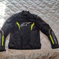 Giacca moto estiva alpinestars con protezioni 