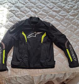 Giacca moto estiva alpinestars con protezioni 