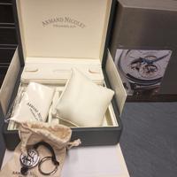 Astuccio Armand Nicolet + panno, portachiavi e CD