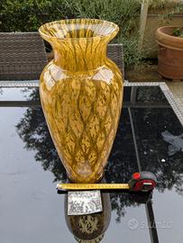 Vaso giallo leopardato