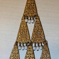 Orecchini etnico-chic color oro