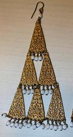 Orecchini etnico-chic color oro