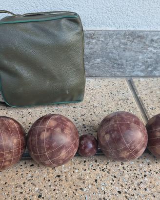 Bocce Vintage in Bachelite con Custodia Originale