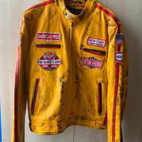 Giubbotto biker in pelle - NUOVO MADE IN ITALY