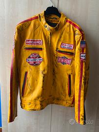 Giubbotto biker in pelle - NUOVO MADE IN ITALY
