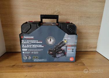 smerigliatrice angolare 12 v parkside performance