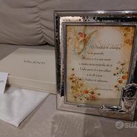 NUOVE Penna e Cornici d'argento VALENTI+scatole