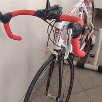 bici da corsa Olympia 10v + rullo