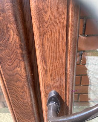 Finestra in pvc finto legno