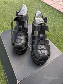 Sandali Windsor Smith pelle neri n. 36