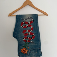 Gucci Snake Jeans