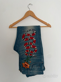 Gucci Snake Jeans