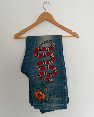 Gucci Snake Jeans