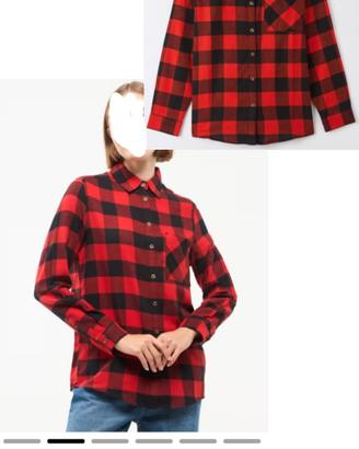 Camicia a quadri Var rosso Terranova