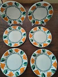 6 piatti da dessert Richard Ginori Mondovì 