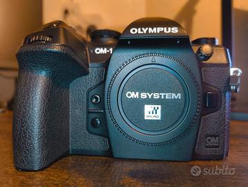 Olympus Om system om-1 polyphoto + obiettivo 