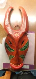 maschere della Sardegna in ceramica fatte a mano 
