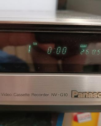 Panasonic NV -G10 videoregistratore vhs