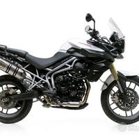 Scarico leovince triumph tiger 800 xc ie inox