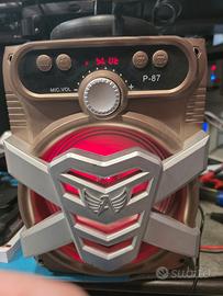 radio e bluetooth mic usb e Tf