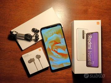 REDMI NOTE 8 PRO + CUFFIE NUOVE E CONF. ORIGINALI