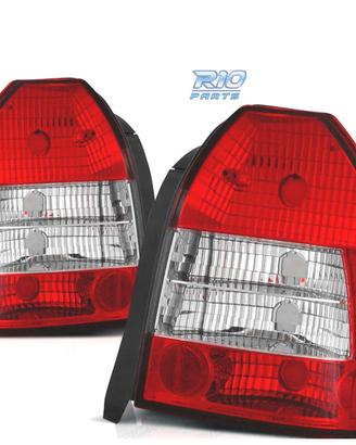 FANALI PER HONDA CIVIC 95-01 3P ROSSO CRISTALLO