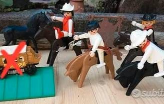 Playmobil anni '80 Cowboys e Cavalli mix western