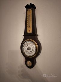 STAZIONE METEREOLOGICA VINTAGE IN LEGNO