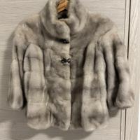 pelliccia di visone grigia Tg. 40 (S/M) Donna