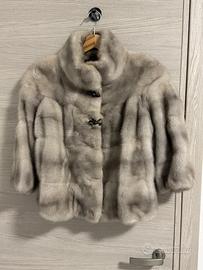 pelliccia di visone grigia Tg. 40 (S/M) Donna