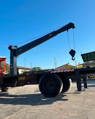 M96 Rimorchio targato con gru per imbarcazione e a