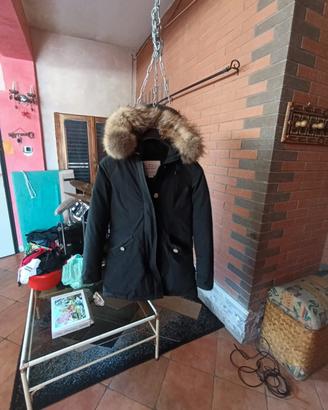 Parka nero lungo taglia S usato personale