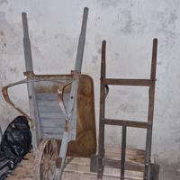 carriola e portapacchi d'epoca - x presepe vivente