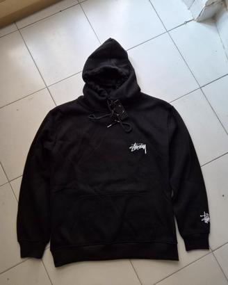 Felpa Stussy Popsicle Hoodie Nera Con Cappuccio 
