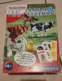 Carte gioco quiz mania animali e cuccioli