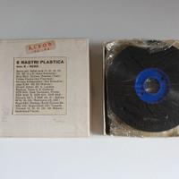 ALBOR 130-64 6 NASTRI PLASTICA mm. 8 NERO vintage