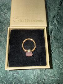 Anello Pomellato in oro rosa e bianco 18K