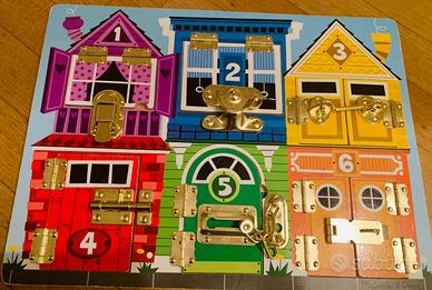 Melissa & Doug Pannello sensoriale gioco serrature
