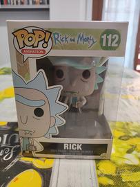 funko pop Rick mai aperto