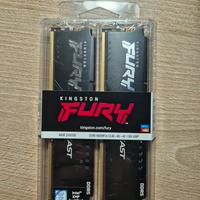64GB RAM DDR5 (32GBx2) 6000MTs Kingston Fury NUOVE