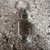 Portachiavi elegante mercedes benz amg acciaio